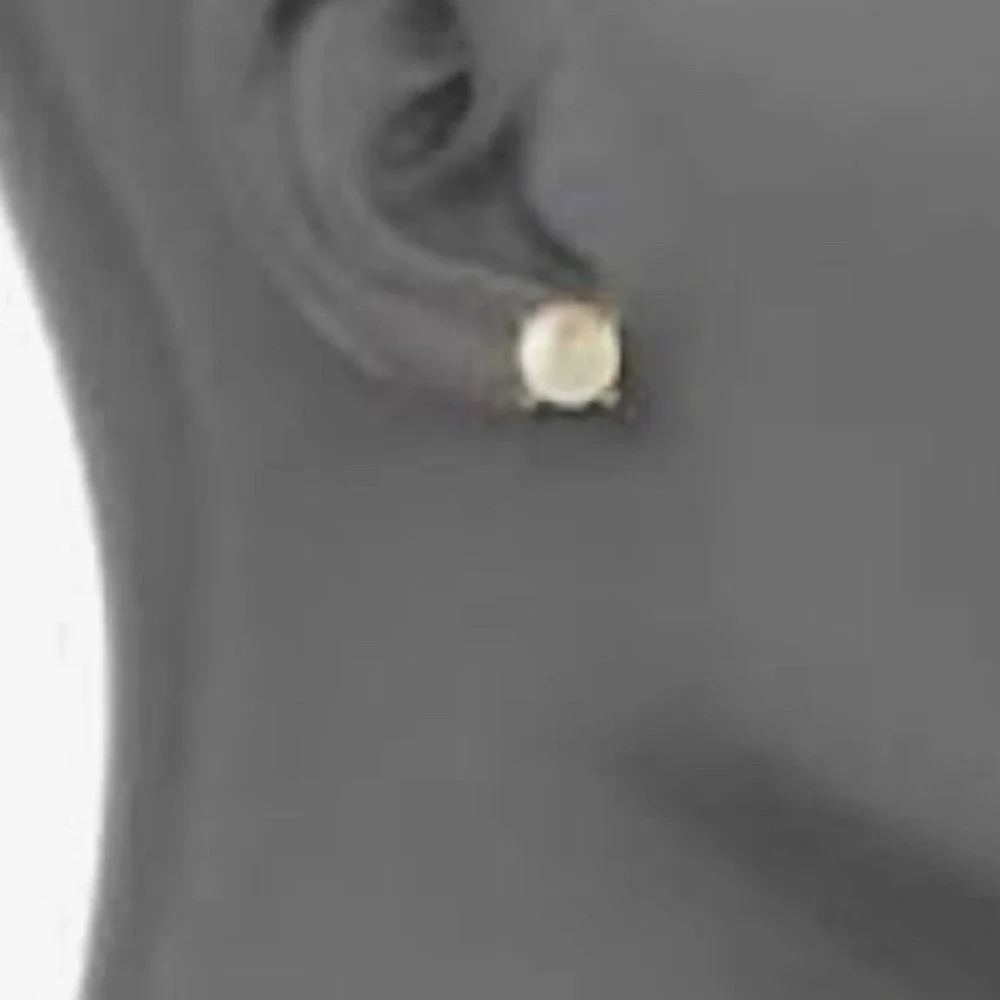 Kate Spade New York Cream Imitation Pearl Gumdrop Gold Plated Stud Earrings